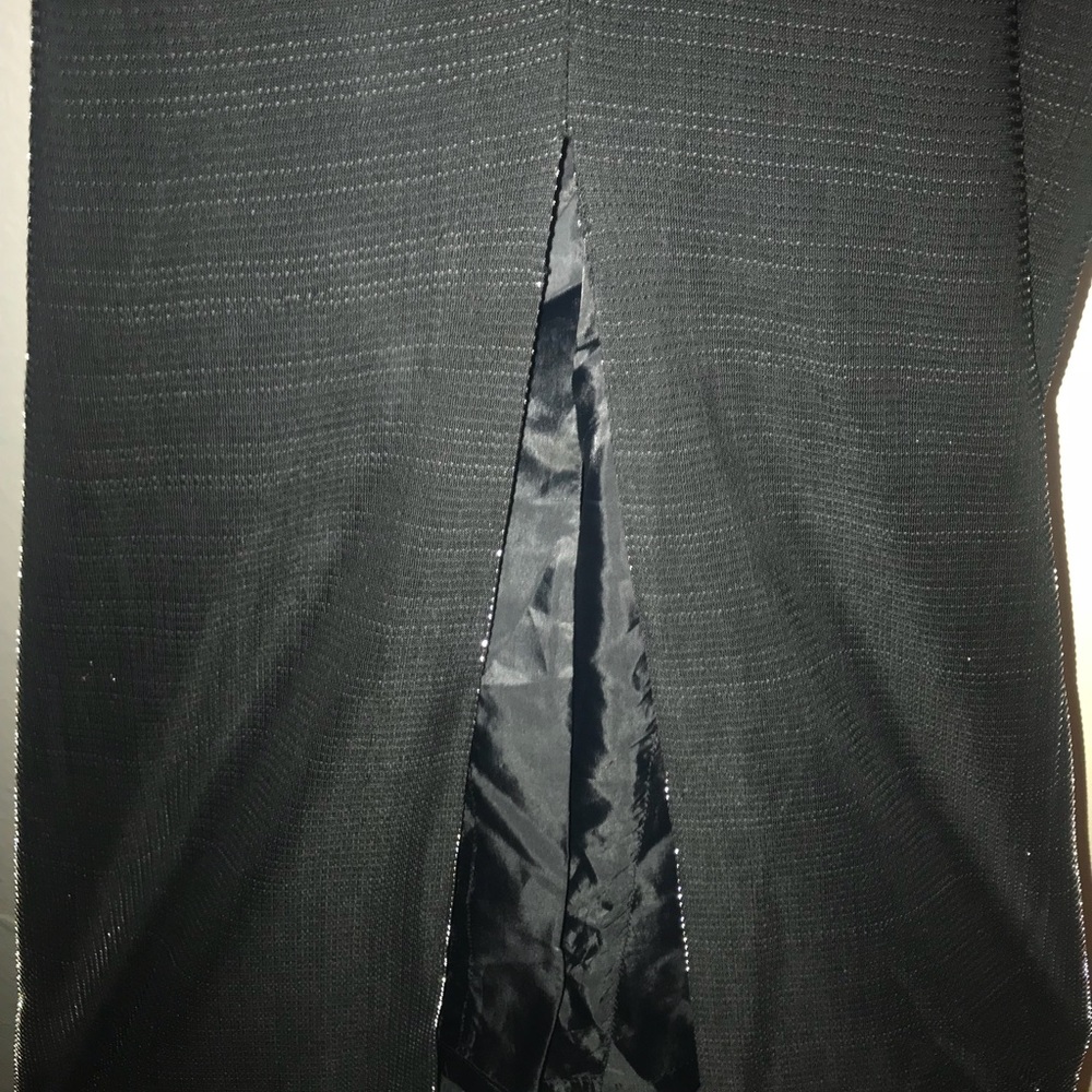 Black dress with sparks